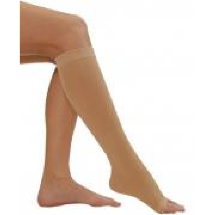 Farmaelastic Medias hasta la Rodilla Punta Abierta Talla P - 1 Par