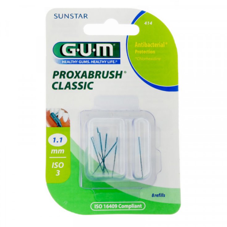 Goma Proxabrush 414 Protección Antibacteriana 8 Piezas