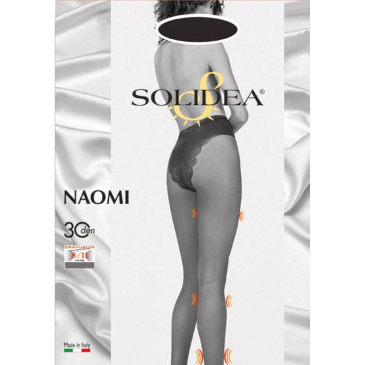 Pantis Solidea Naomi 30 Color Negro Talla 4-L