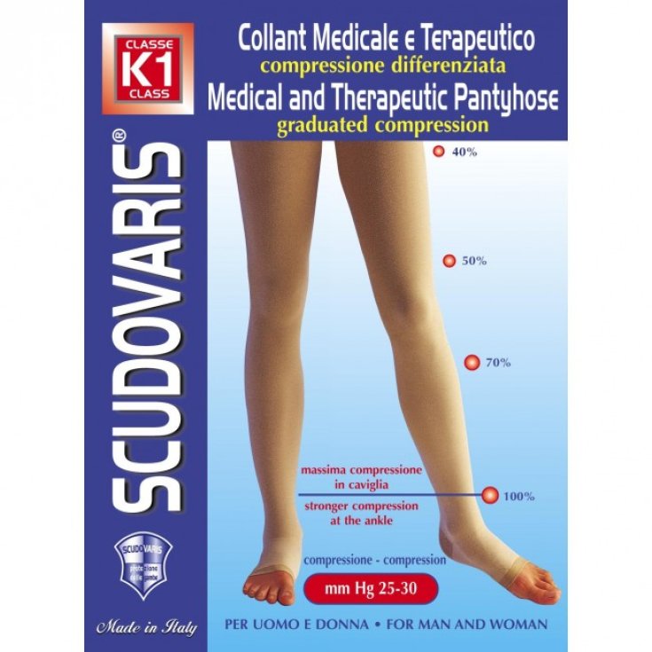 Scudovaris Tights K1 25-30mmHg Con Abertura Extra Talla 3