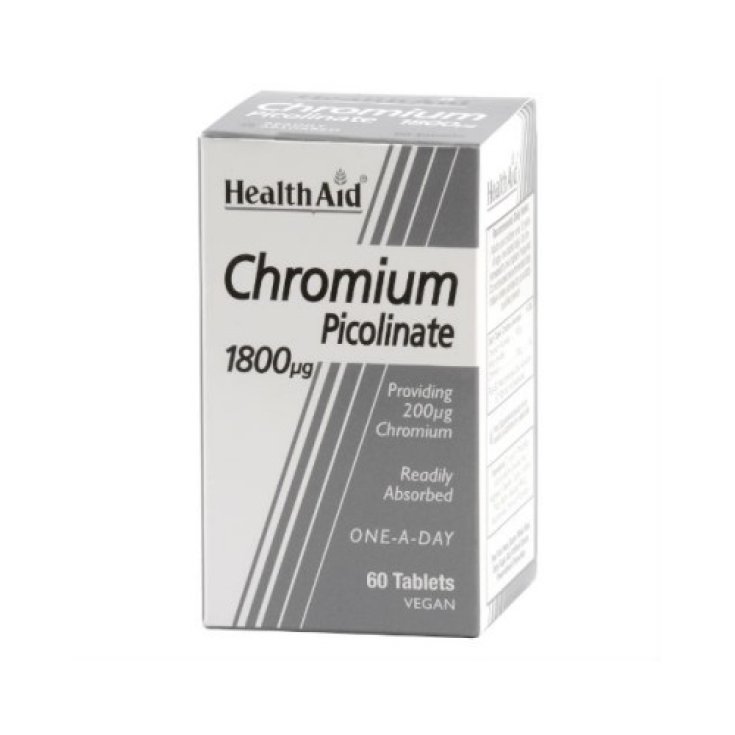 Health Aid Picolinato De Cromo 200 Mcg 60 Comp