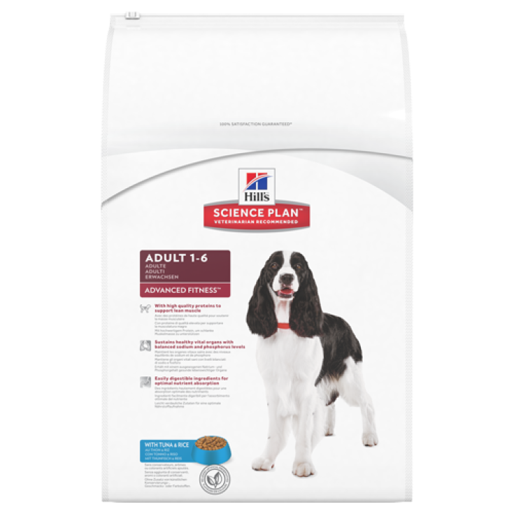 Hill's Science Plan Canine Adult Advanced Fitness con Atún y Arroz 3kg