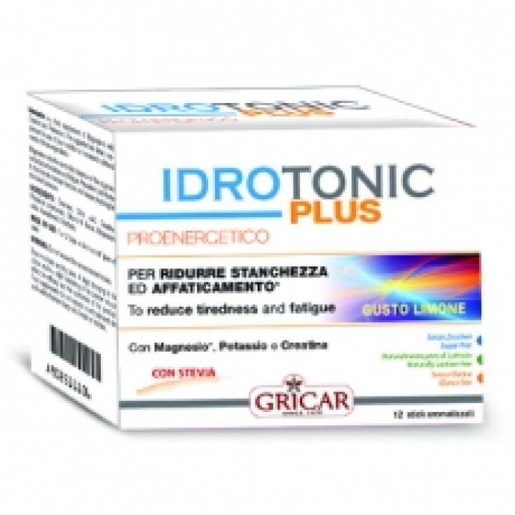 Gricar Idrotonic Plus Complemento Alimenticio 12 Sobres