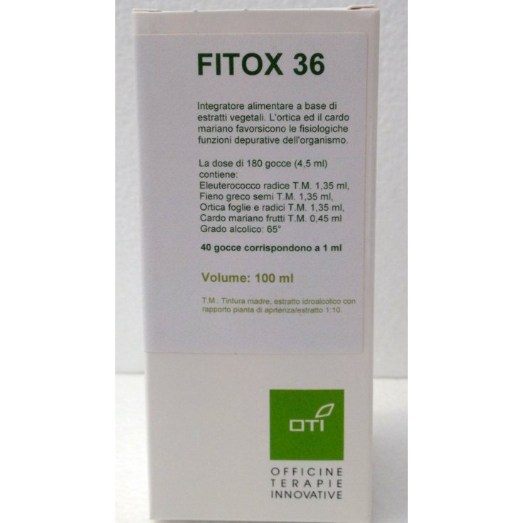 OTI Fitox 36 Gotas Complemento Alimenticio 100ml