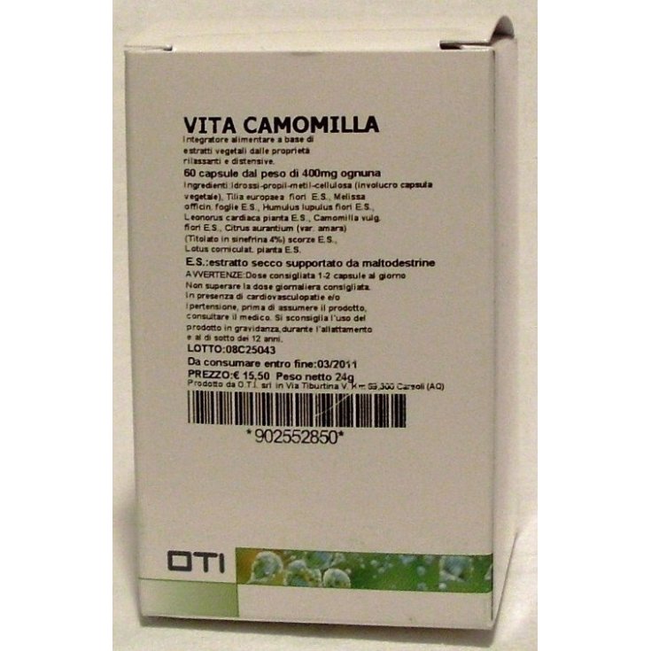 Oti Vita Camomilla Complemento Alimenticio 60 Comprimidos