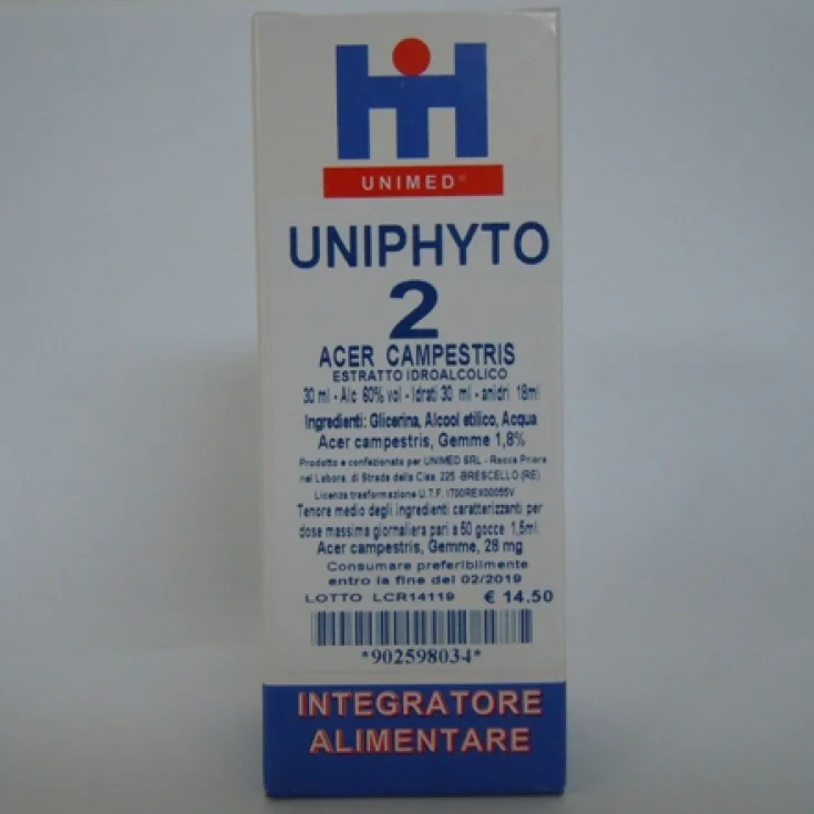 Unimed Uniphyto 2 Acer Campestris Homeopático 30ml