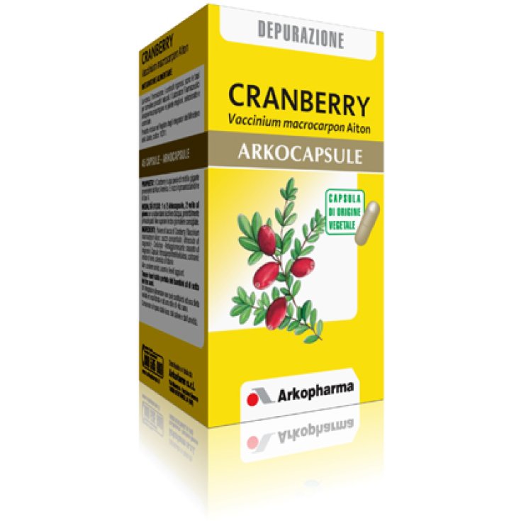 Arkopharma Cranberry Arkocapsule Complemento Alimenticio 45 Cápsulas