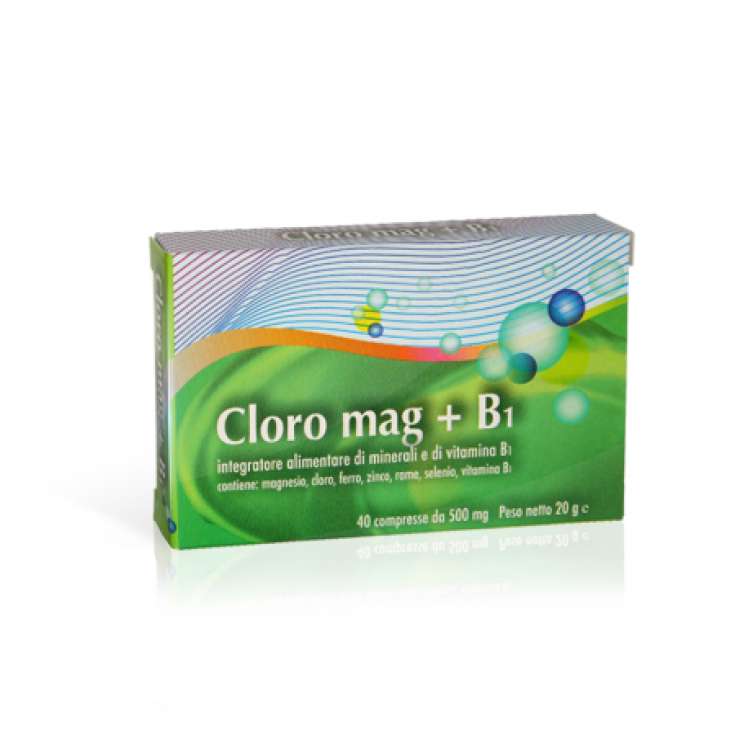 Aurora Srl Cloro Mag + B1 Complemento Alimenticio 40 Comprimidos