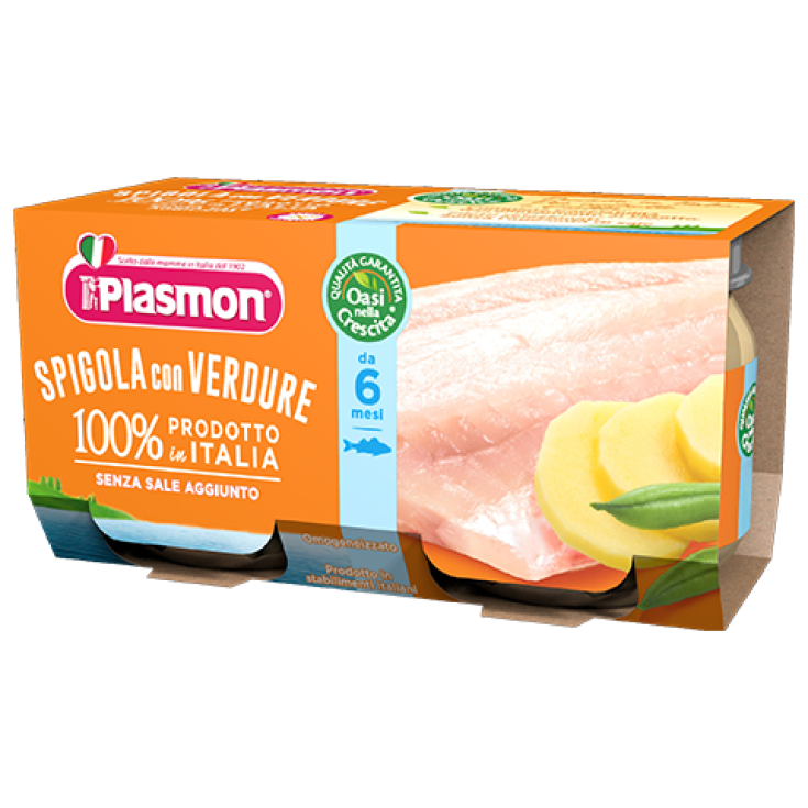 Plasmon Homogeneizado Lubina Con Verduras 2x80g