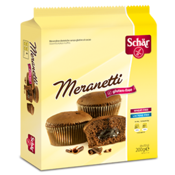 Schar Meranetti Snacks Cacao Sin Gluten 200g (4x50g)