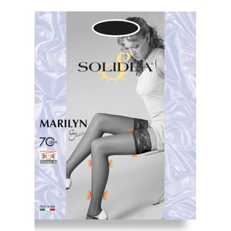 Solidea Marilyn 70 Sheer Stay-ups Color Bronce Tamaño 3-Ml