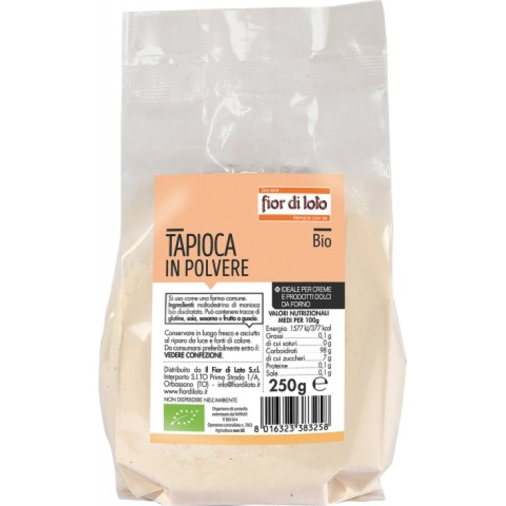 Fior Di Loto Flor de Tapioca Orgánica en Polvo 250g