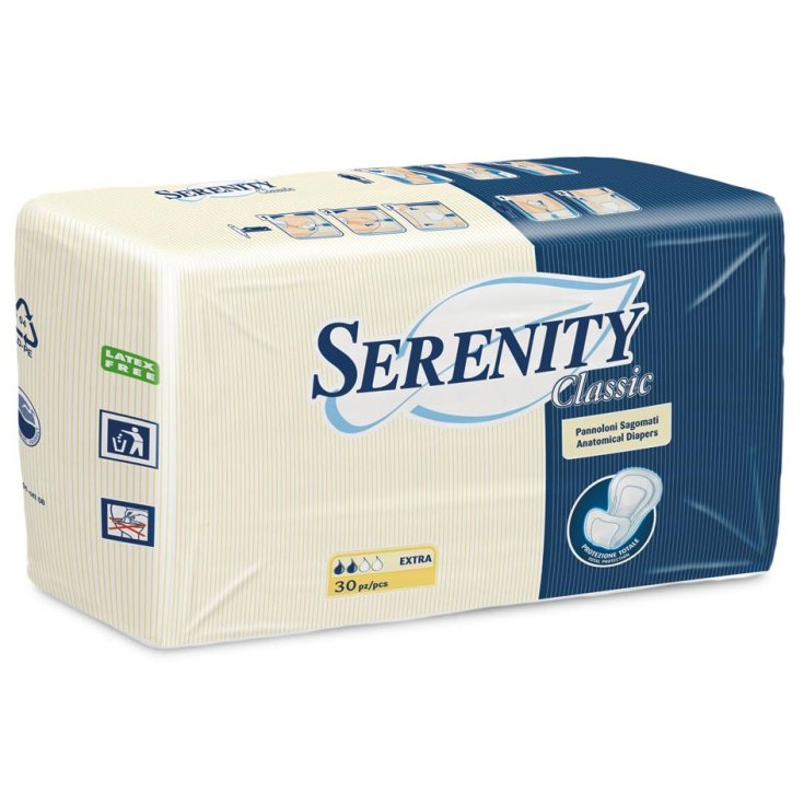 Pañales Serenity Classic Extra Shaped 30 Piezas