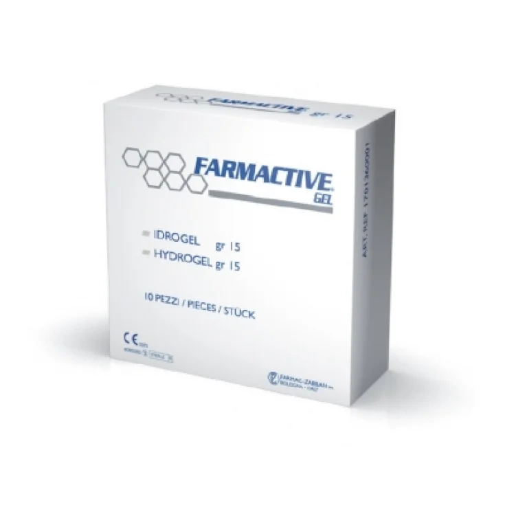 Farmac-Zabban Farmactive Gel Hidrogel 15g 10 Apósitos