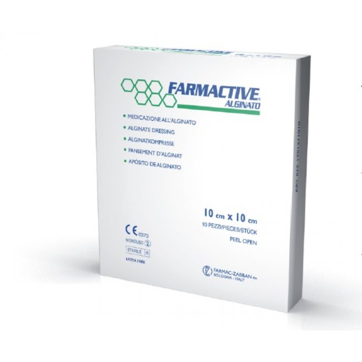 Farmac-Zabban Farmactive Alginate Apósito 10x10cm 10 Piezas