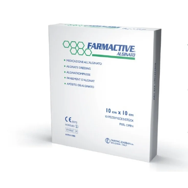 Farmac-Zabban Farmactive Alginate Apósito 10x10cm 10 Piezas