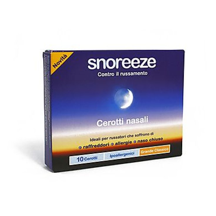 Efas Snoreeze Classic Parche Nasal Modelo Grande 10 Piezas