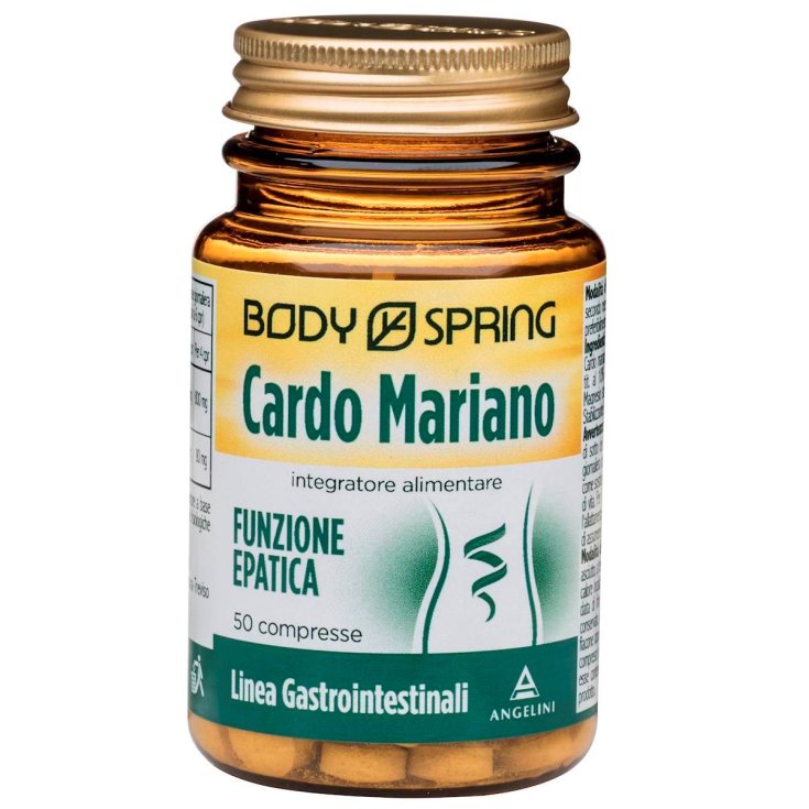 Body Spring Cardo Mariano Complemento Alimenticio 50 Comprimidos