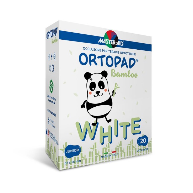 Master-Aid® Ortopad® Blanco Oclusor Para Terapias Ortopédicas Formato Medio Blanco 50 Piezas