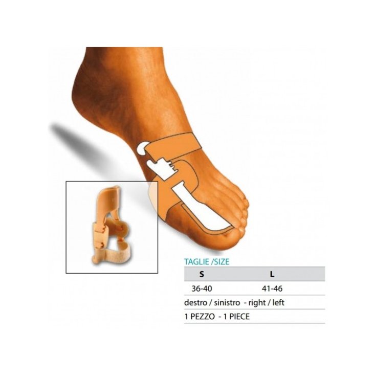 Orione Ok Ped Ref. 229 Corrector Hallux Valgus Derecho Talla L 1 Pieza