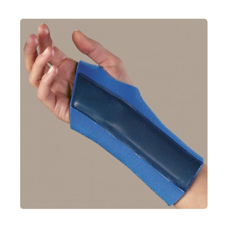 Ro+ten Muñequera Neopreno Con Férulas Derechas Color Azul Talla L (muñeca 19-24cm)