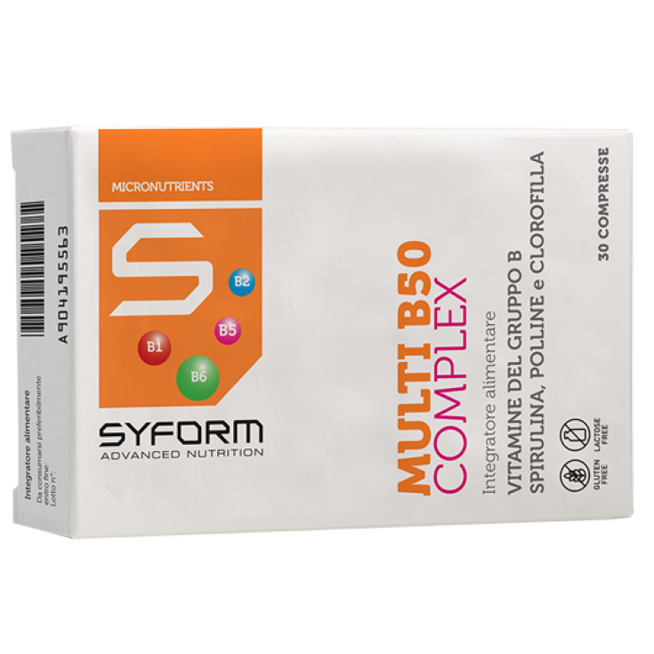 Syform Multi B50 Complemento Alimenticio Complejo 30 Comprimidos