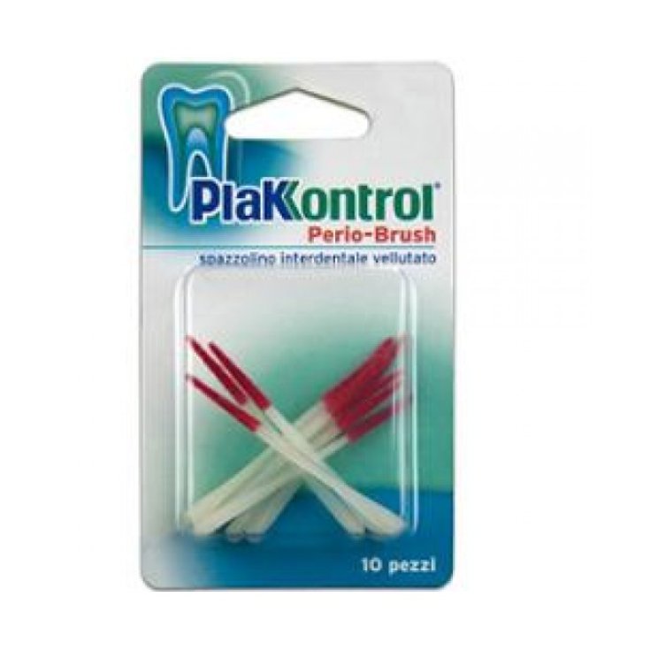 Plakkontrol Perio-Brush Cepillo Interdental Aterciopelado 10 Piezas
