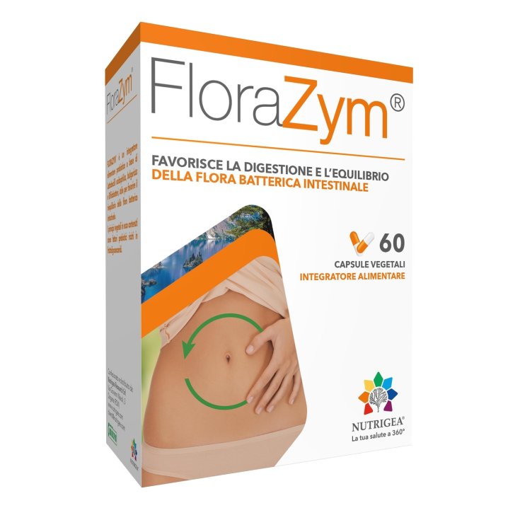 Nutrigea® FloraZym® Complemento Alimenticio 60 Cápsulas Vegetales