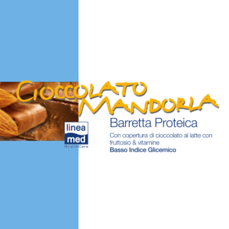 Barrita Proteica Lineada De Chocolate Y Almendras 50g