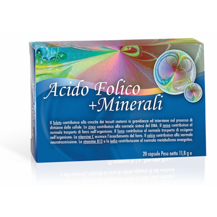 Ácido Fólico + Minerales Complemento Alimenticio Para El Embarazo 20 Cápsulas