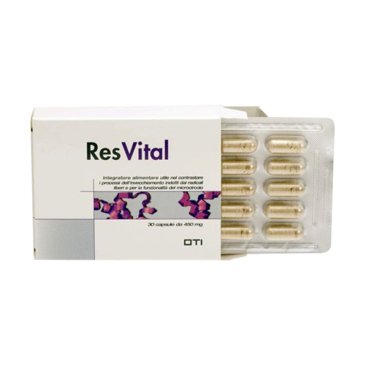 Oti Resvital 30 Capsulas 450mg