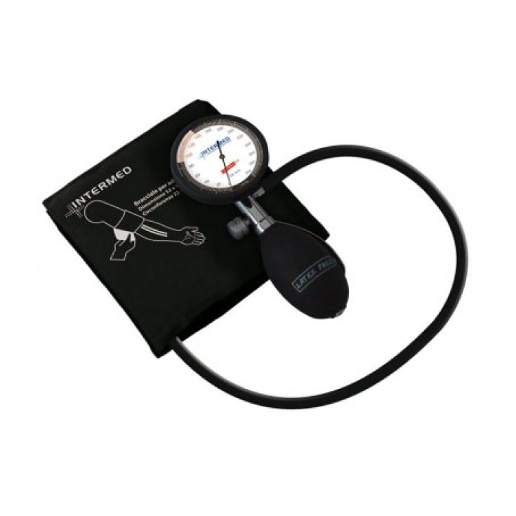 Color negro de la medida de la presión arterial del esfigmomanómetro antichoque aneroide intermed
