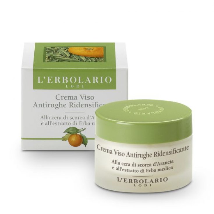 L'Erbolario Crema Facial Antiarrugas Redensificante Con Cera De Cáscara De Naranja Y Extracto De Alfalfa 50ml