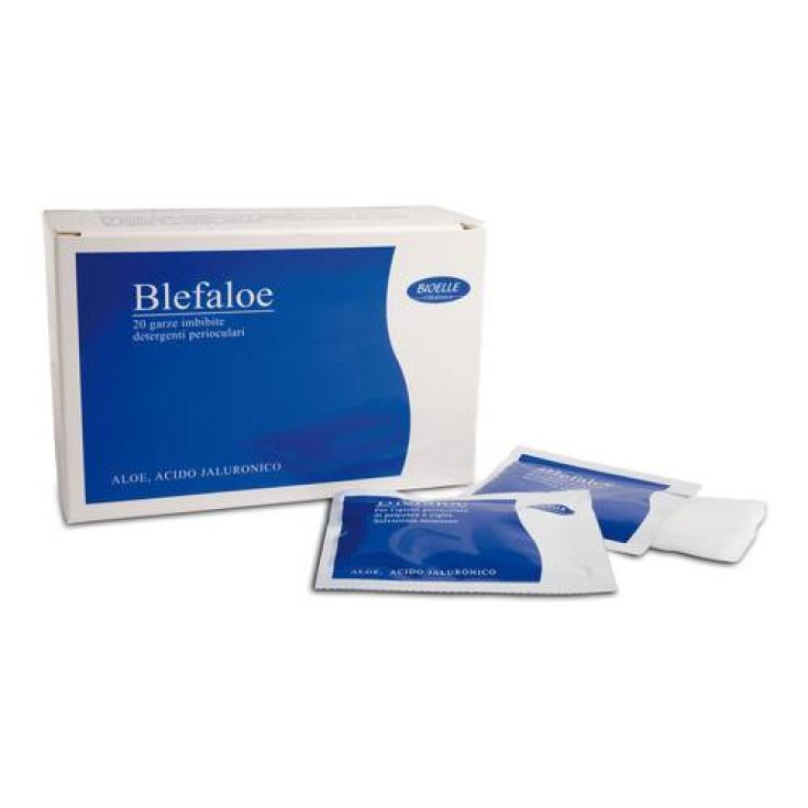 Bioelle Oftalmica Blefaloe Gasa Limpiadora Periocular 20 Gasas Desechables