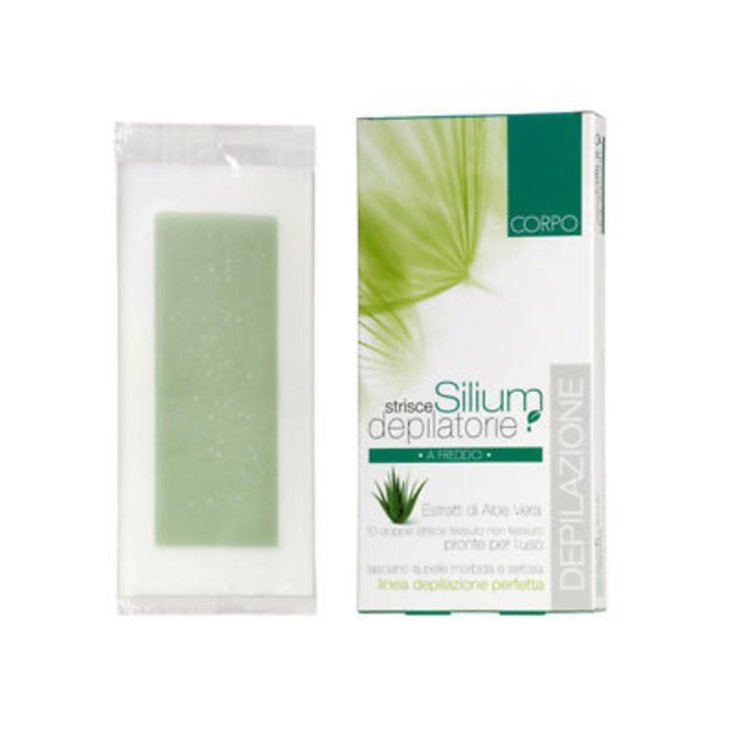 Silium Body Tiras Depilatorias Con Aloe 10 Tiras Dobles