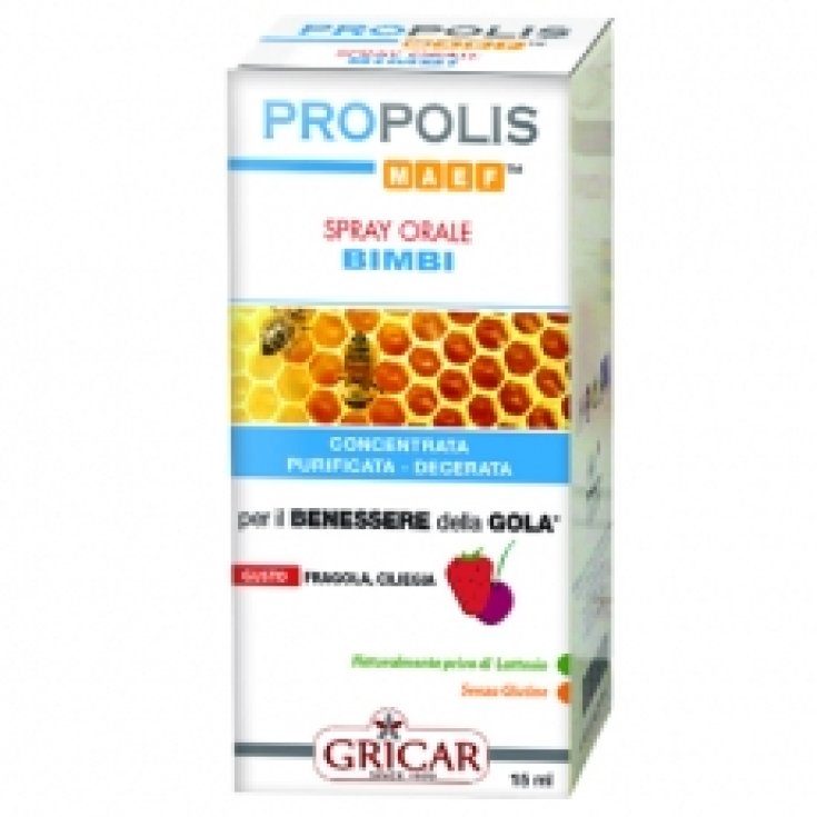 Gricar Propóleo Spray Bucal Complemento Alimenticio Infantil 15ml