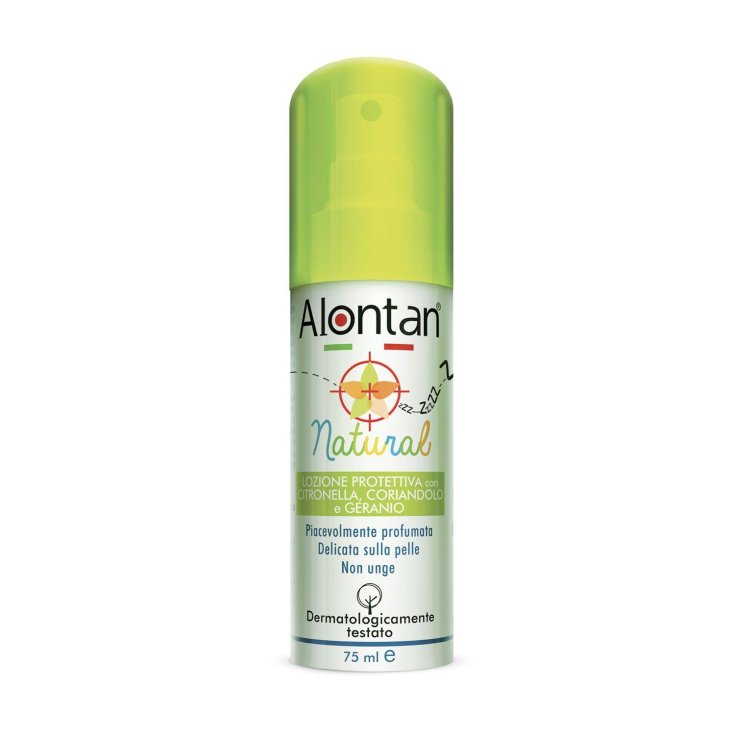 Alontan® Loción Protectora Natural Con Citronela Cilantro Y Geranio 75ml