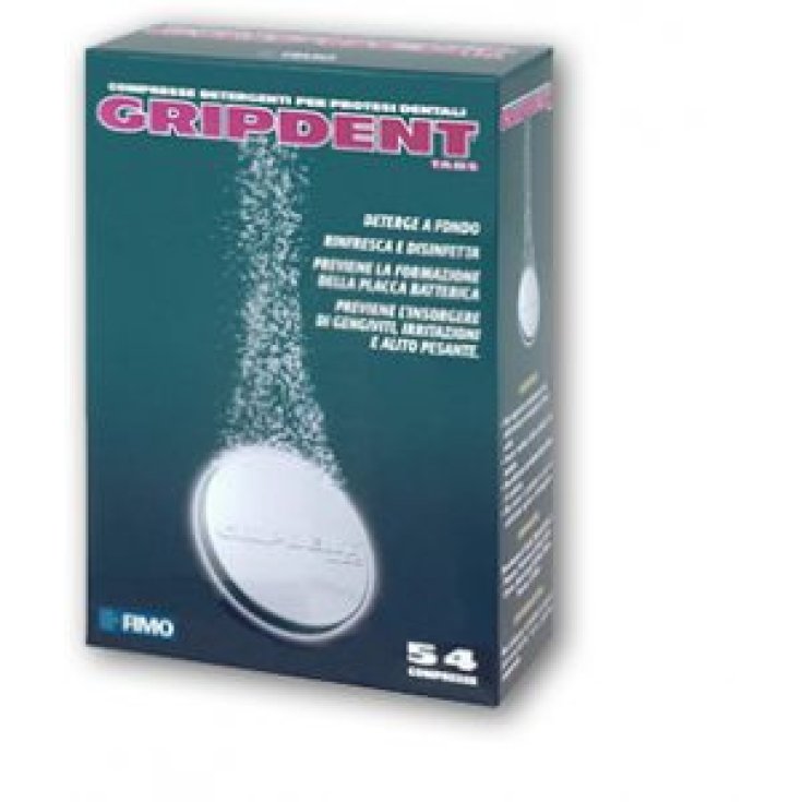 FIMO Gripdent Tabs Tabletas efervescentes para prótesis dentales 54 tabletas