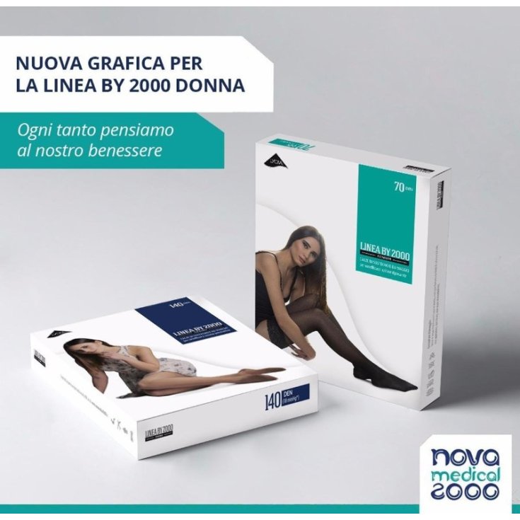 Medias Nova Medical 2000 By2000 Line 140 Color Bronce Talla 2