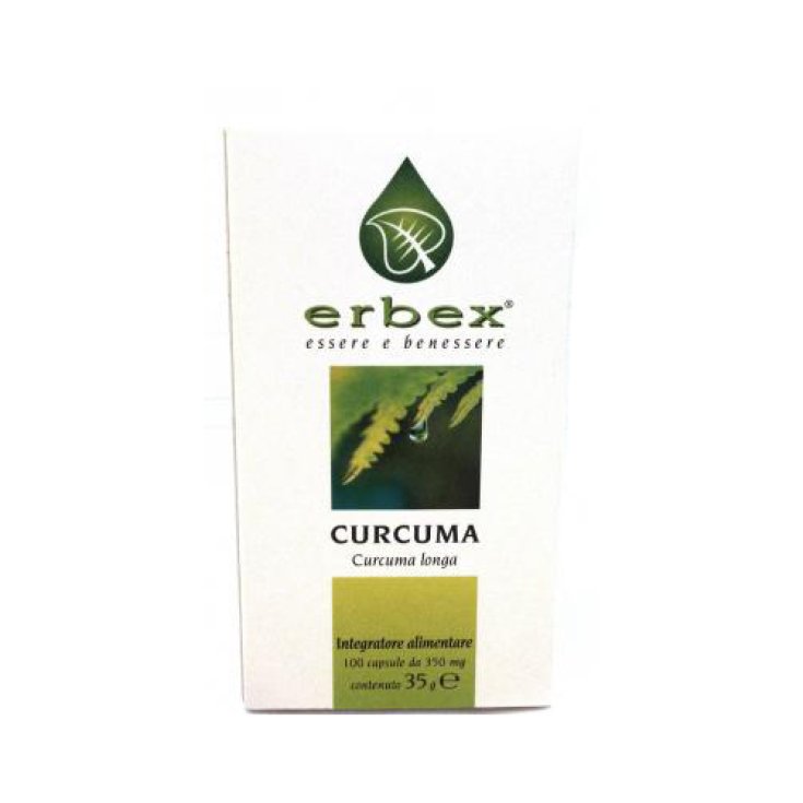 Erbex Curcuma 100 Capsulas De 350mg