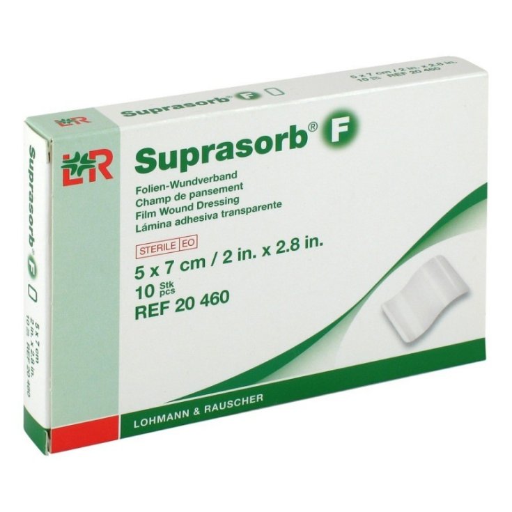 Suprasorb F Film Apósito 5x7cm 10 Apósitos