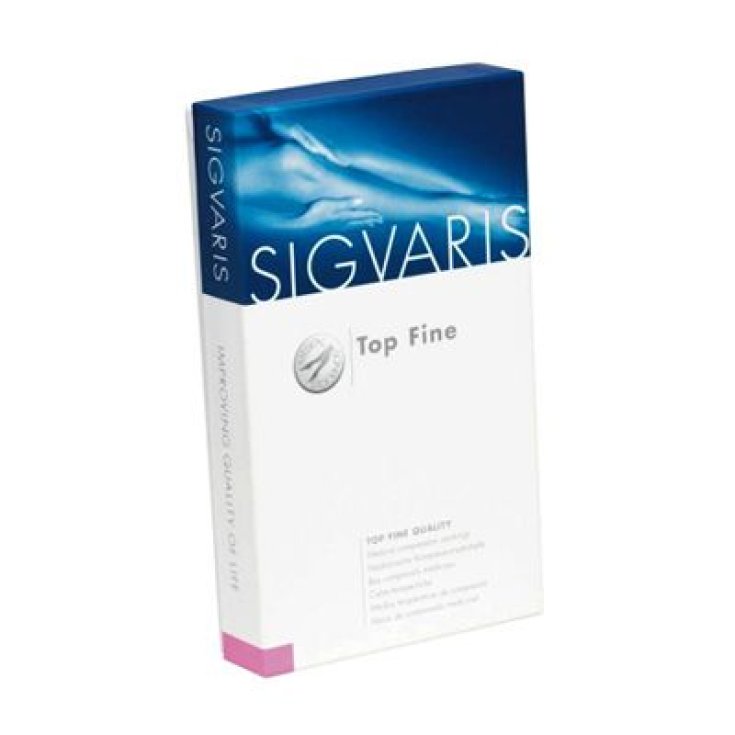 Sigvaris 701 Open Toe Stay Ups Color Negro Talla LL