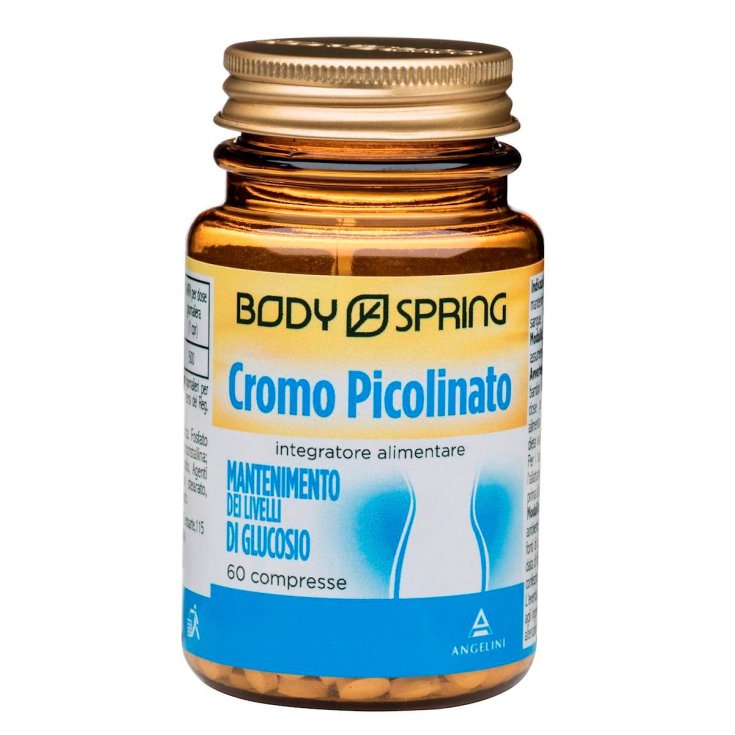 Body Spring Bio Complemento Alimenticio Picolinato De Cromo 60 Comprimidos