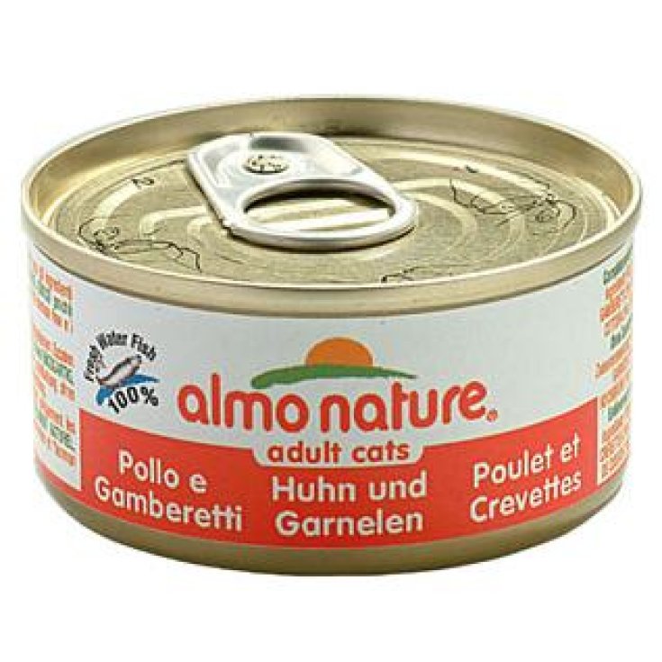 Almo Nature Alimento Para Gatos Sabor Pollo Y Gambas 70g