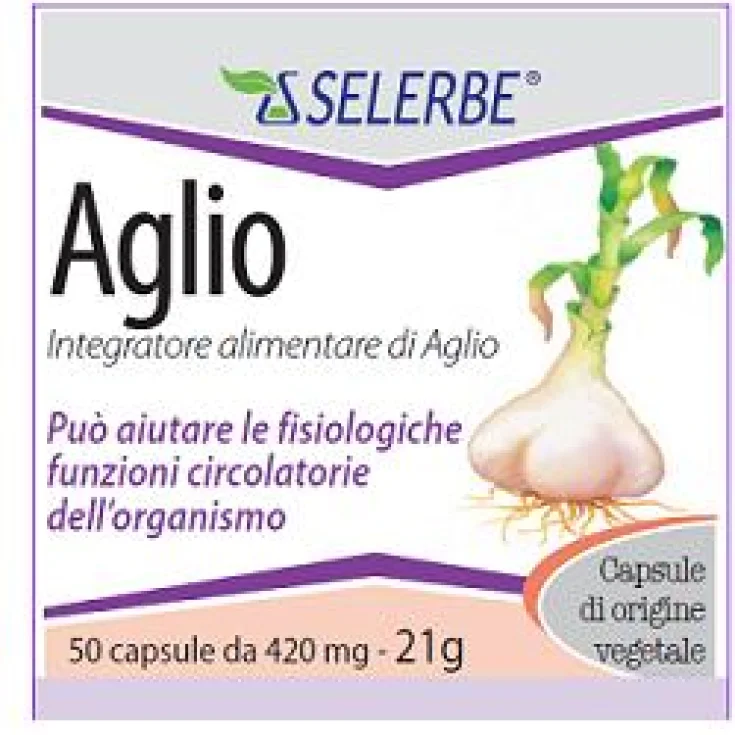 Selerbe Ajo Extracto Seco Titulado Complemento Alimenticio 50 Cápsulas