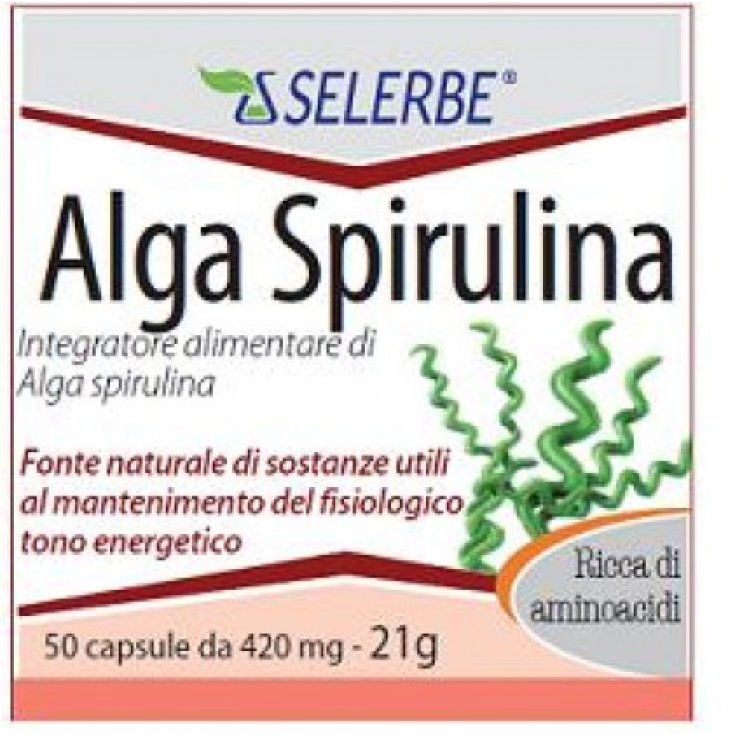 Selerbe Espirulina Extracto Seco Titulado Complemento Alimenticio 50 Cápsulas