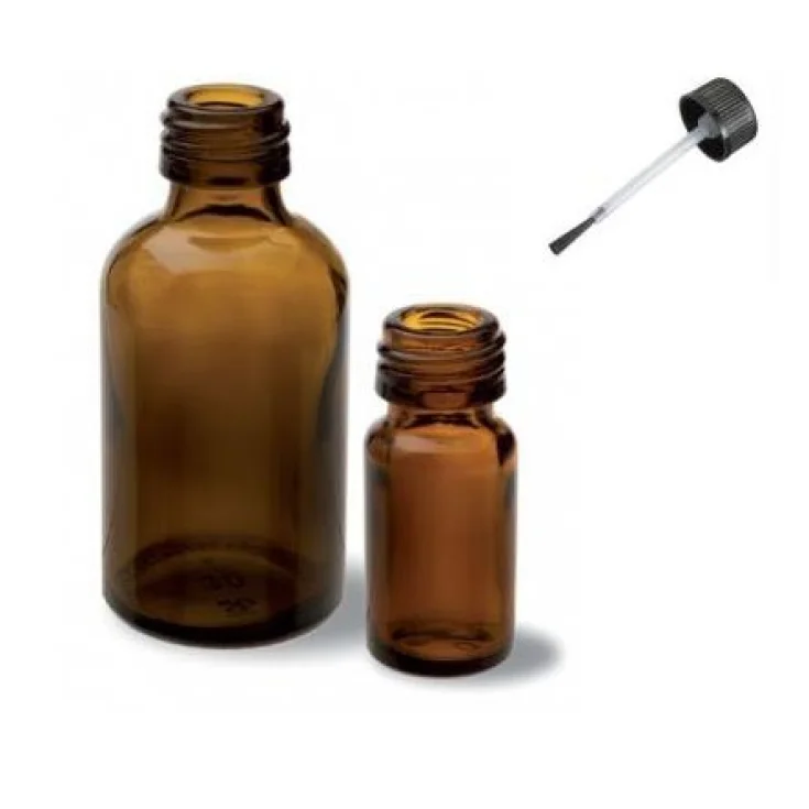 Botella Cristal Tige Para Teñir Con Pincel 20ml 10 Botellas