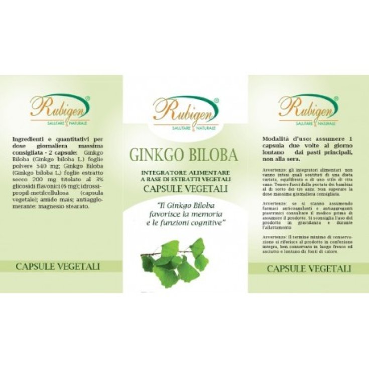 Natur-Farma Rubigen Ginkgo Biloba Complemento Alimenticio 60 Comprimidos