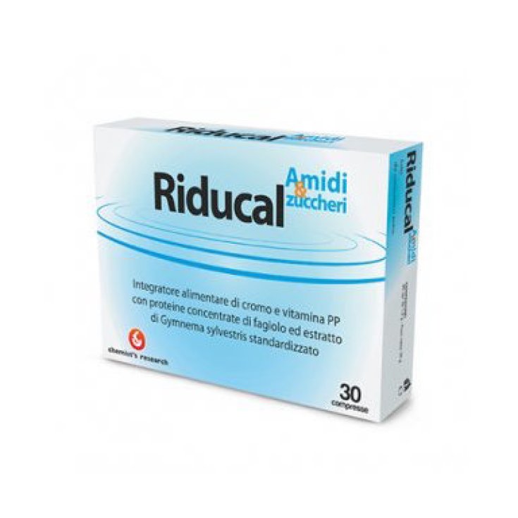 Chemist's Reserch Riducal Almidones y Azúcar 30 Tabletas