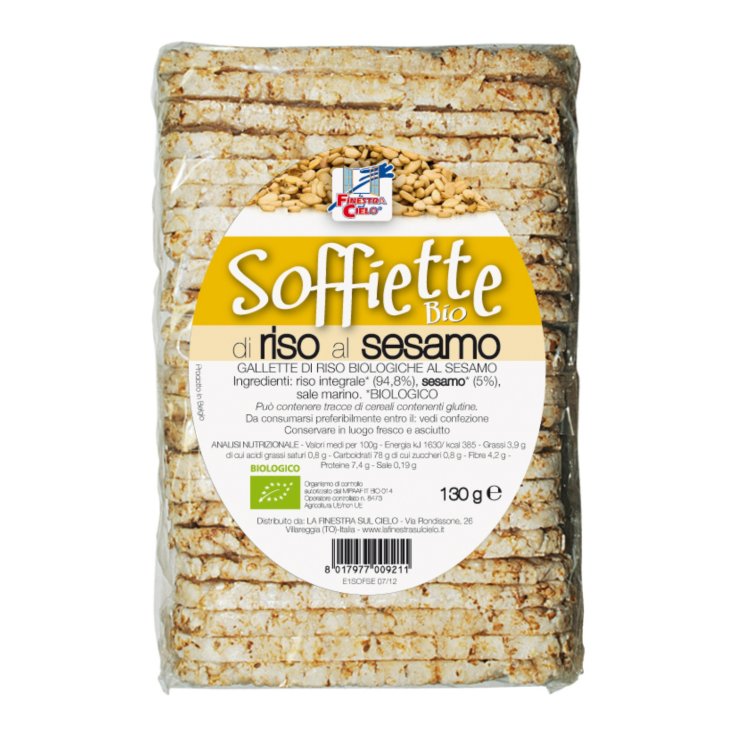 La Finestra Sul Cielo Fuelle Arroz Sésamo Orgánico Sin Gluten 130g